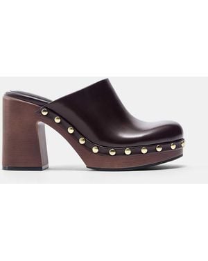 Pull&Bear – clogs - Braun