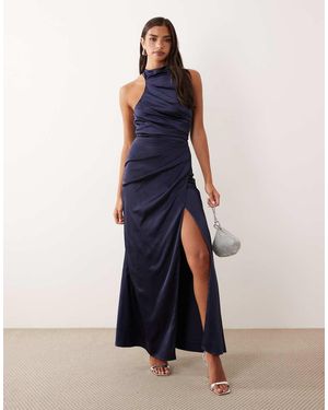 TFNC London Vestito Lungo Da Damigella - Blu