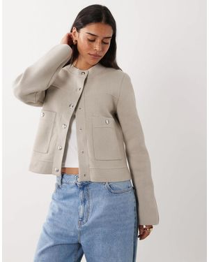 ARKET Strickjacke aus reiner baumwolle - Blau