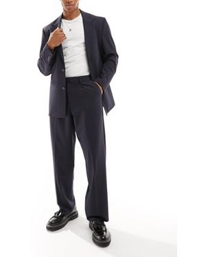 SELECTED Wide Leg Suit Trouser - Blue