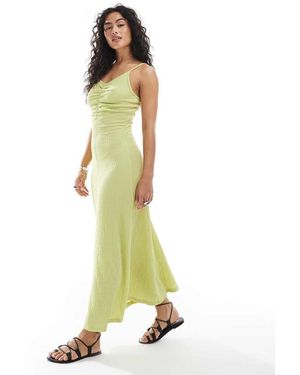 JJXX Crinkle Long Dress - Green