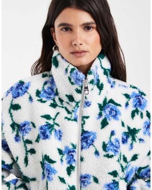 ONLY Teddy Fleece Jacket - Blue