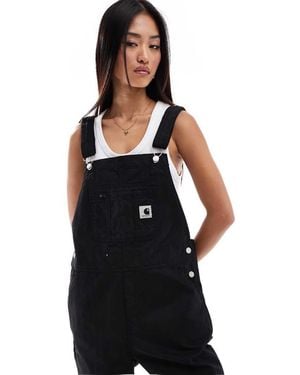 Carhartt Norris Bib Denim Dungarees - Black