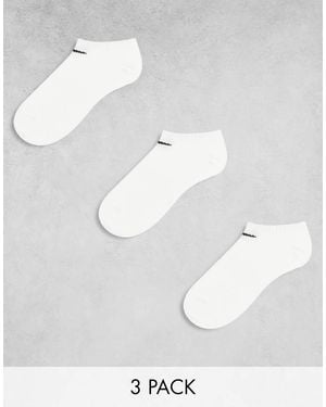 Nike Everyday Lightweight 3 Pack No Show Socks - White