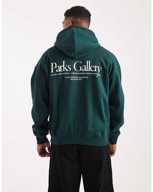 Only & Sons Printed Hoodie - Green