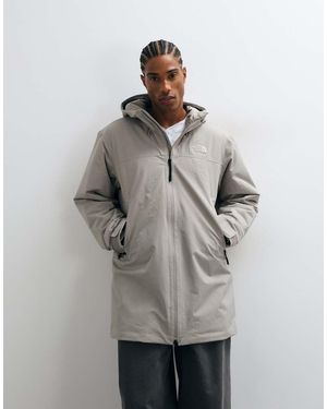 The North Face Range Lightweight Hooded Parka Jacket - Grey
