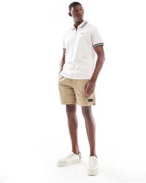 Barbour Buckley Garment Dyed Shorts - White