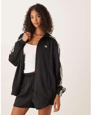 adidas Originals Adidas Orignals Campus Satin Ruffle Track Top - Black
