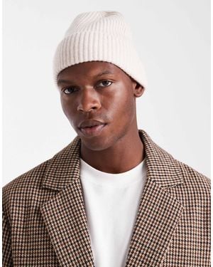 Jack & Jones Premium Wool Blend Beanie - Brown