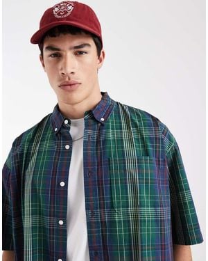Levi's Plaid Loose Lightweight Shirt - Blue