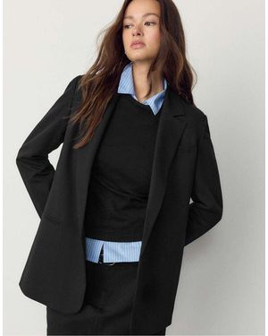 Stradivarius Open Blazer - Black
