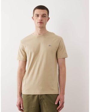 GANT Shield Logo T-shirt - Natural