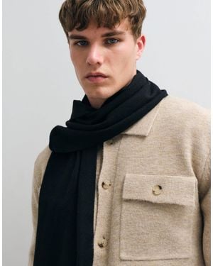 Mango Knitted Scarf - Natural