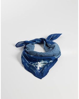 Calvin Klein Graphic Print Bandana - Blue