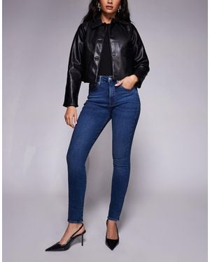 GOOD AMERICAN Good Legs Skinny Jeans - Blue