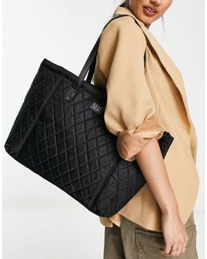 ELLE Sport Quilted Tote Bag - Black