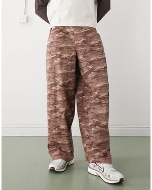 Collusion Pantalon ultra-bouffant à imprimé camouflage - Vert