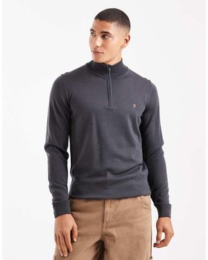 Farah Redchurch Merino Wool Jumper - Blue