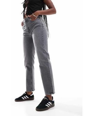 Lee Jeans Carol Cropped Straight Fit Jeans - Grey