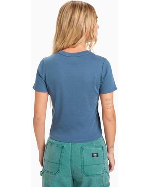 Quiksilver Mercury Fitted Short Sleeve T-Shirt - Blue