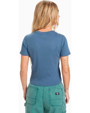 Quiksilver Mercury Fitted Short Sleeve T-Shirt - Blue