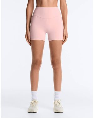 Oysho Comfortlux High-rise 10cm Hot Trousers - Pink