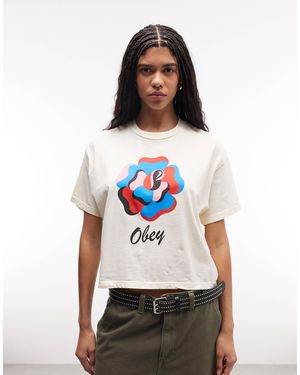 Obey – kurzärmliges t-shirt - Weiß