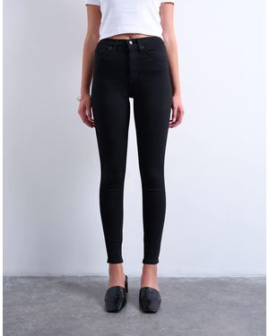 TOPSHOP Jamie Skinny High Rise Jeans - Blue