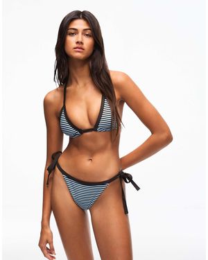 Bershka – brasilianische bikinihose - Weiß