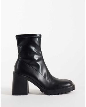 Raid Riona Block Heeled Ankle Boots - Black
