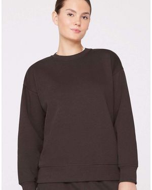Tezenis Thick Brushed Sweatshirt - Brown
