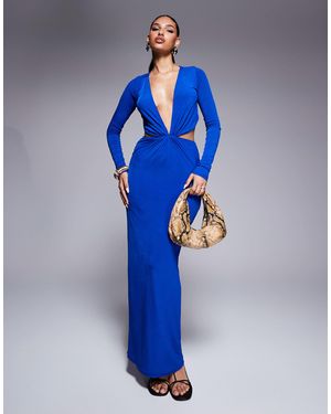 OW Collection – midnight – maxikleid - Blau