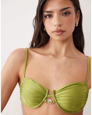 Candypants Underwire Bikini Top - Green