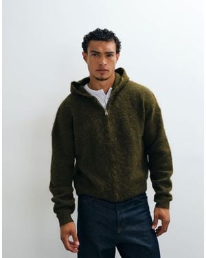 ASOS Extreme Oversized Knitted Hoodie - Green