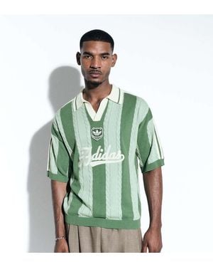 adidas Originals x ASOS Knit Polo Shirt - Green