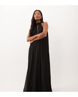 LACE & BEADS Vestido Maxi Trapeze Sin Mangas Con Detalle De Gargantilla En - Negro