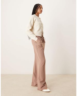 ASOS Tall – elegante schlupfhose - Natur
