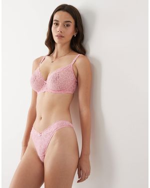 Boux Avenue – eden – tanga aus spitze - Pink