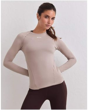 Aim'n Dark Clay Soft Basic Long Sleeve - Natural