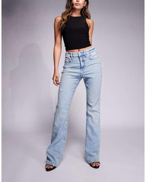 GOOD AMERICAN Good Classic Bootcut Jeans - Blue