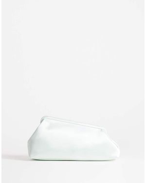 TOPSHOP Anna Middelgrote Hoekige Clutch - Wit