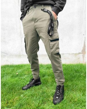 Bershka – cargohose - Grün