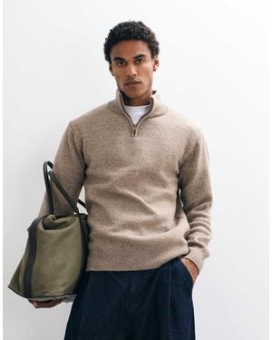 Regatta Edmonton Half Zip Jumper - Natural