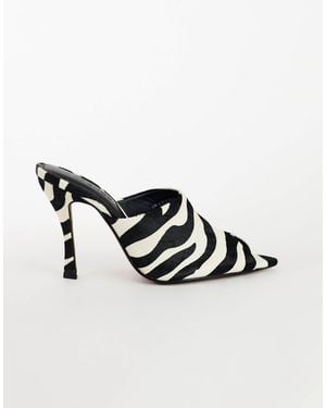 TOPSHOP Winona High Vamp Peep Toe Heeled Sandal - Multicolor