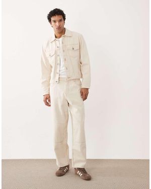 Farah Archive Sambrano Reinforced Twill Denim Jeans - Natural