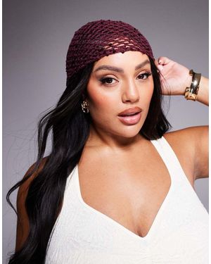 South Beach Festival Crochet Cap - Red