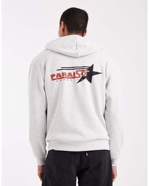 ASOS Hoodie With Sporty Print - White