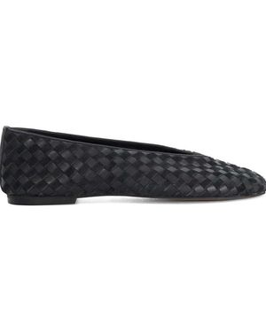 Dune Homely Ballet Court Shoes - Black