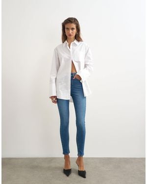 TOPSHOP Jamie High Rise Skinny Jean - Blue