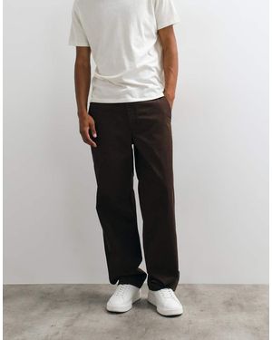 Calvin Klein Chino Dritti Anni '90 - Marrone